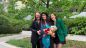 La neo laureata Chiara Addona con la mamma Michelina e la sorella Lucia