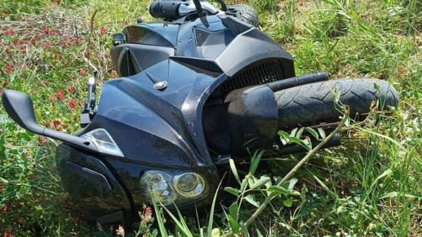 Il motone utilizzato per la fuga