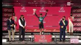 Giro d'Italia: la premiazione del vincitore di tappa
