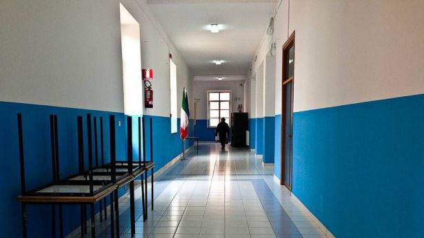 Il corridoio di una Scuola