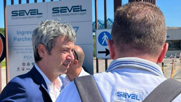 Il Ministro Orlando alla Sevel di Val di Sangro