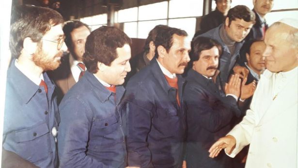 L'incontro del Papa con gli operai