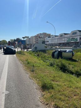 Una immagine dell'incidente