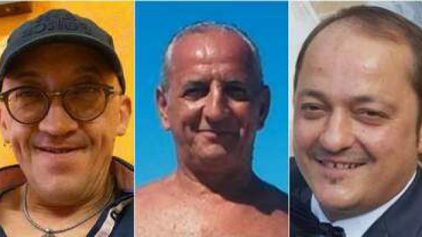 Le tre vittime dell'esplosione alla Sabino Esplodenti
