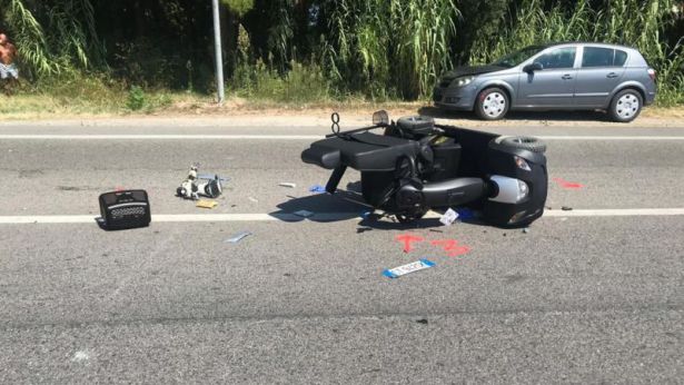 Una immagine dell'incidente