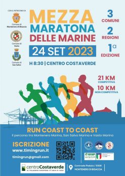 Locandina Mezza Maratona delle Marine