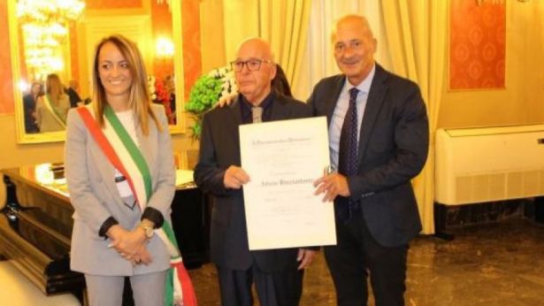 Alfredo Bucciantonio con il Prefetto ed il Sindaco