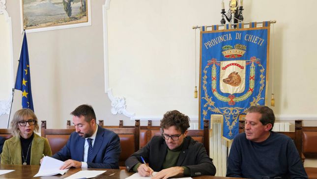 Chieti: la firma del protocollo d'intesa
