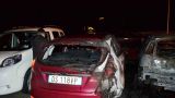 Auto a fuoco in via Casetta