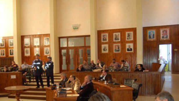 Nella foto, l'aula consiliare del Comune di Vasto