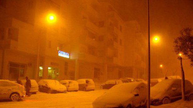 Vasto - Bufera di neve