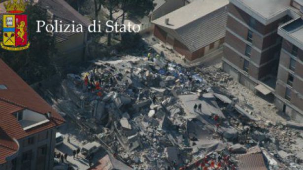 Terremoto a L'Aquila - Foto aerea