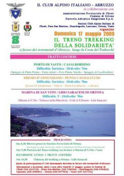 Il treno trekking della solidarietà