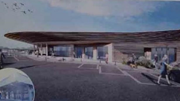 Nella foto il progetto del nuovo ingresso dello Scalo Vasto-San Salvo