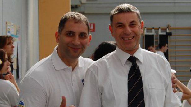Nella foto, i Maestri Pietro Antonacci e Toppi Agostino