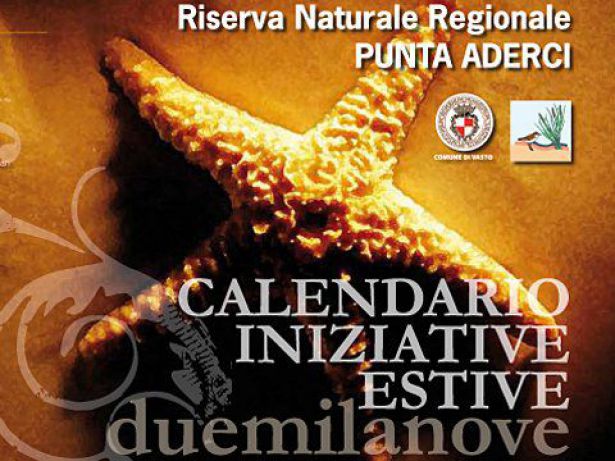 Riserva Naturale Punta Aderci - Calendario Iniziative estive