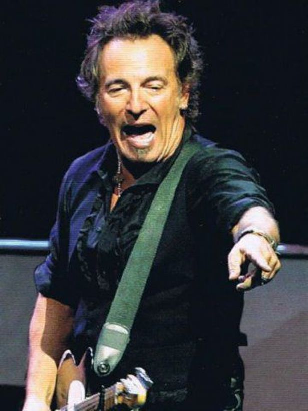 Nella foto, Bruce Springsteen