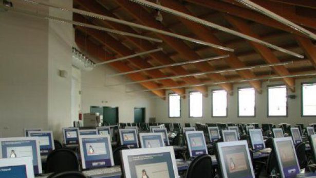 Un'aula multimediale - foto d'archivio