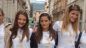 Nella foto: alcune ragazze che hanno partecipato alla manifestazione