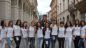 Nella foto: Camillo del Romano e le miss della manifestazione