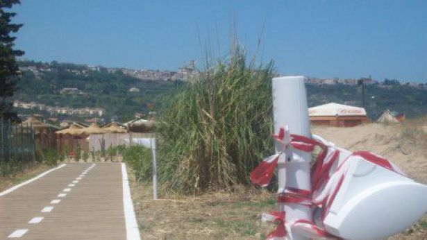 Pista Ciclabile Vasto Marina dopo un raid