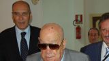 L'On. Remo Gaspari occasione di una visita al Comune di Vasto