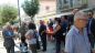 Nella foto: un momento del sit-in di questa mattina a Gissi