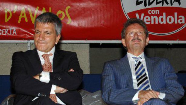 Nella foto: il leader di SEL, Nichi Vendola a Vasto