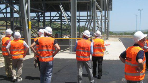 visita effettuata alla centrale Turbogas di Gissi