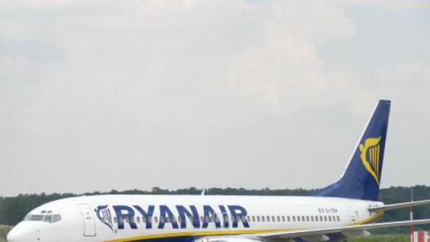 Nella foto, un aereo Ryanair