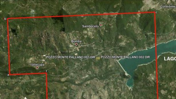 Nella foto: l'area del Lago di Bomba in cui sarebbero individuati i giacimenti