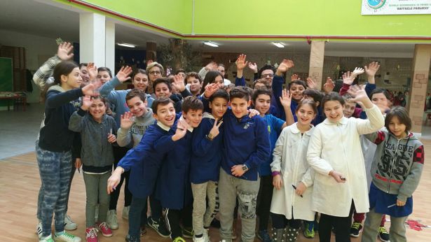 Gli alunni della Spataro e della Paolucci