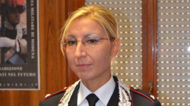 il sottotenente Loredana Lenoci
