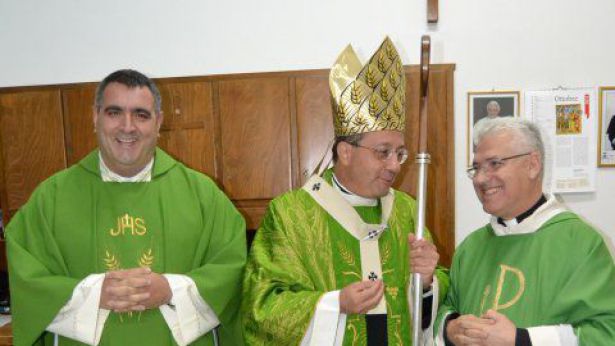 Don Francesco Pampinella con mons. Bruno Forte