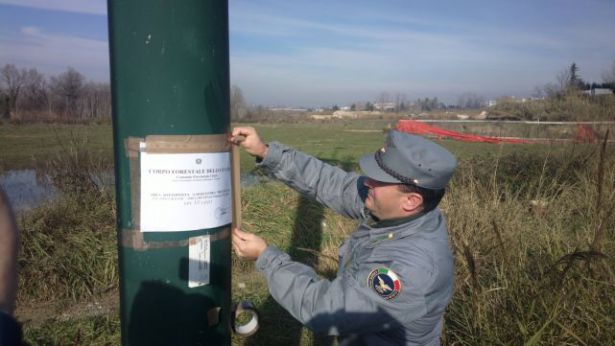 Forestale: area sotto sequestro