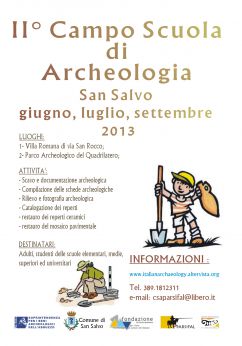 Locandina Campo Scuola Archeologia