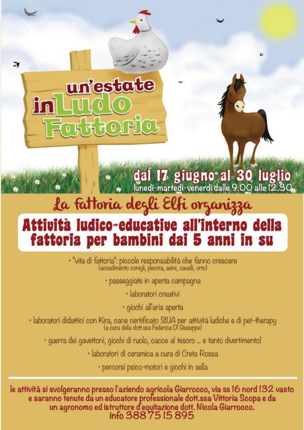 Attività ludico-educative in fattoria