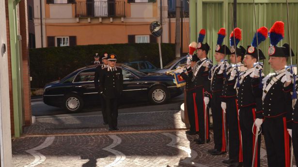 La visita del generale Mottola