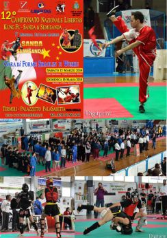 Locandina 12° Campionato Nazionale Libertas Kung Fu Sanda