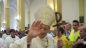 La processione iniziale: mons. Forte