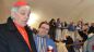 Menichelli in visita alla mostra della Congrega