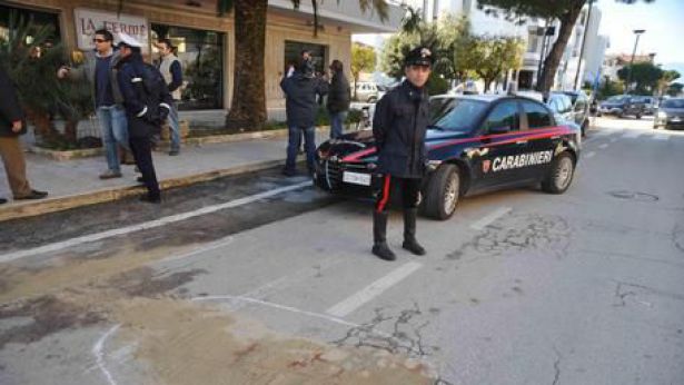 Il luogo dell'omicidio