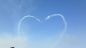 Le Frecce Tricolori disegnano un cuore