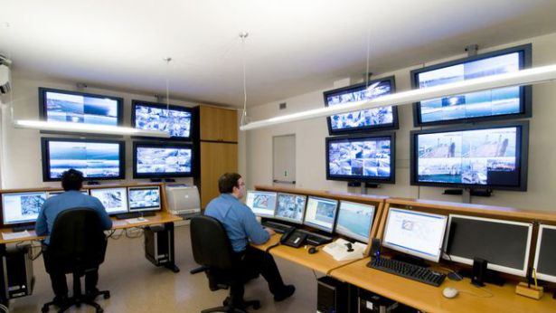 Una sala di controllo: foto di repertorio