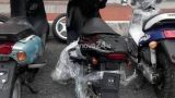 I motorini rinvenuti nel garage