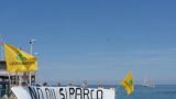 La protesta contro le trivelle in Adriatico