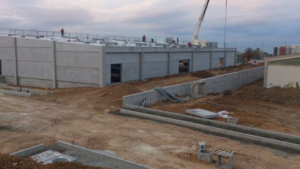 Il Centro Commerciale Lidl in costruzione