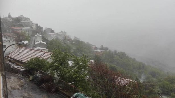 Torrebruna: neve del 25 Aprile