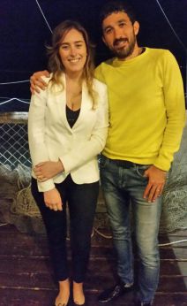 Il ministro Boschi con Mirko Di Nanno