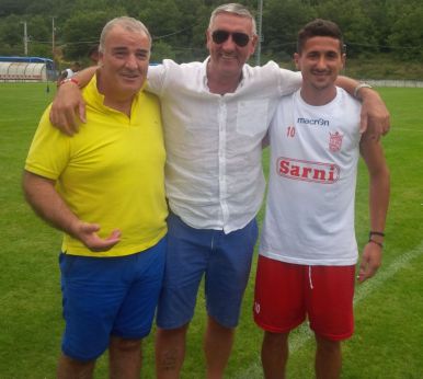 Fiore con il Presidente Bolami e con il Vice Presidente Sarni